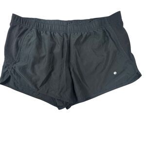 Xersion Women Athletic Shorts Size XL Brief Lining Drawstring Mesh Side Insets